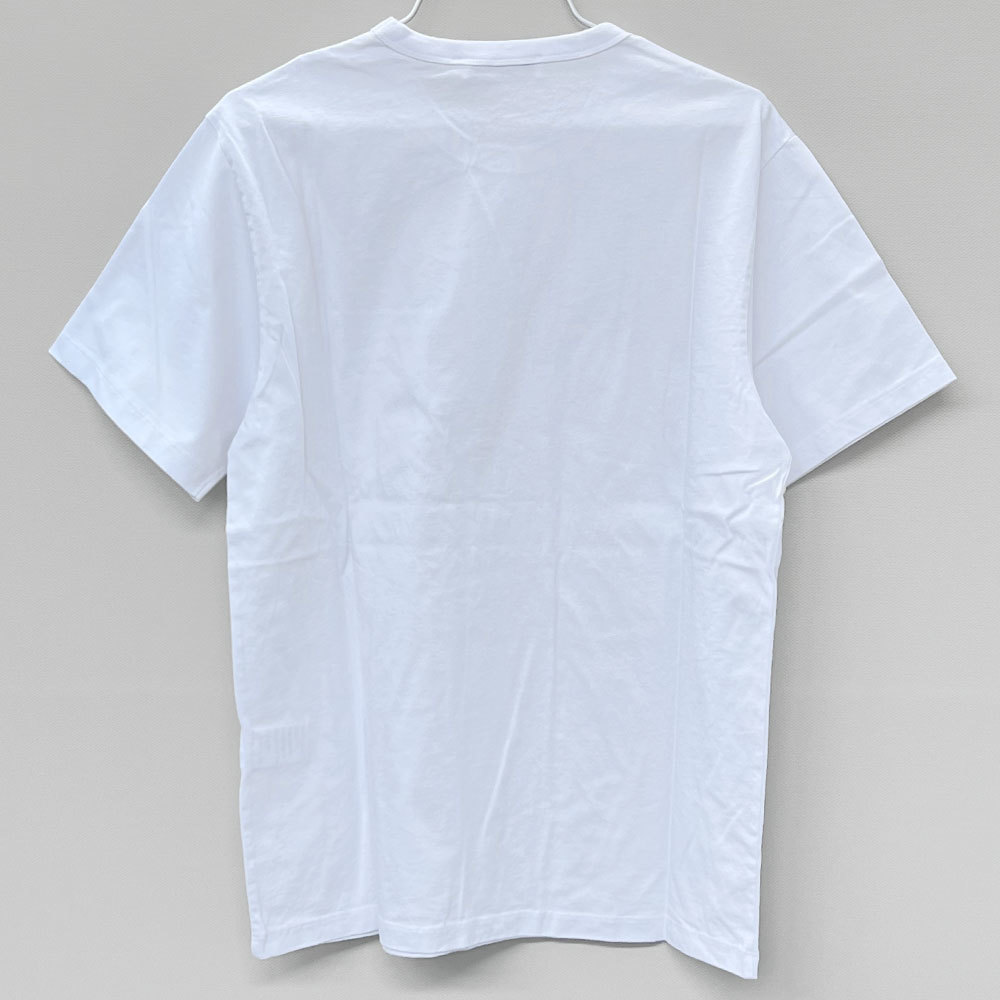 【72279BS】未使用・アウトレット処分品 MAISON KITSUNE/メゾン キツネ S FM00120KJ0010 ホワイト 半袖 Tシャツ メンズの画像2