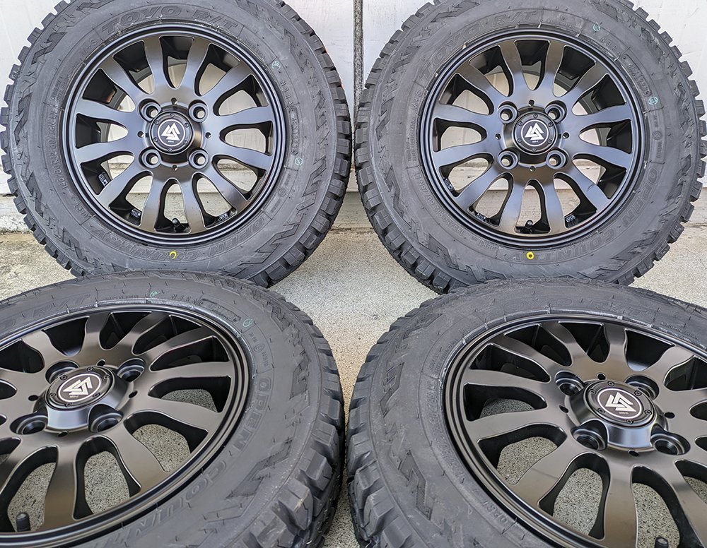 N-VAN アクティ ハイゼット アトレー クリッパー キャリィ 12インチ トーヨー オープンカントリーRT 145/80R12 80/78N_画像5