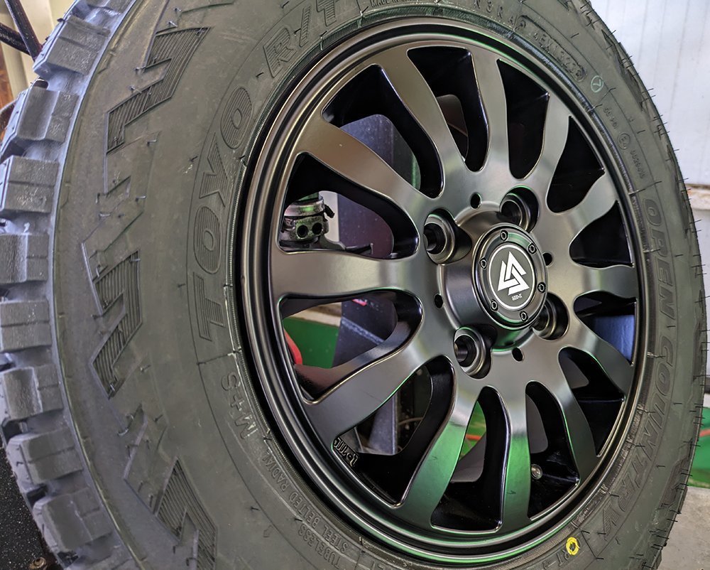 N-VAN アクティ ハイゼット アトレー クリッパー キャリィ 12インチ トーヨー オープンカントリーRT 145/80R12 80/78N_画像8