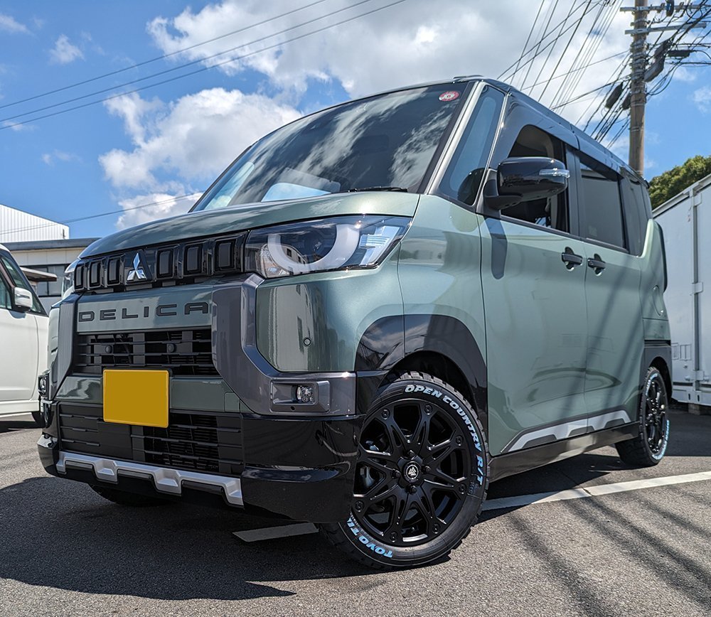 タフト スペーシアギア デリカミニ トーヨー オープンカントリー R/T 165/65R15 タイヤホイール 16インチ ホワイトレター_画像1