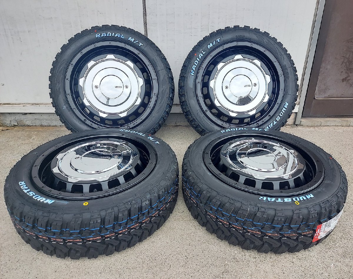 プリウス ステップワゴン VOXY LEXXEL SwaGGer Mudstar Radial MT 205/60R16 タイヤホイール 16インチ ホワイトレター_画像5