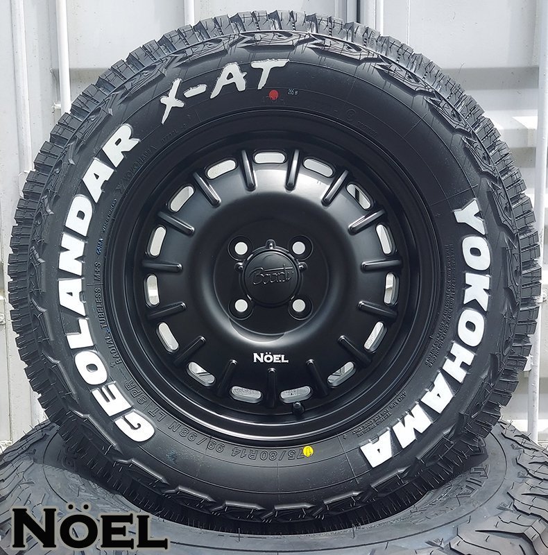 プロボックス YOKOHAMA ヨコハマ ジオランダー X-AT XAT G016 175/80R14 ホワイトレター 14インチ タイヤホイールセット_画像7