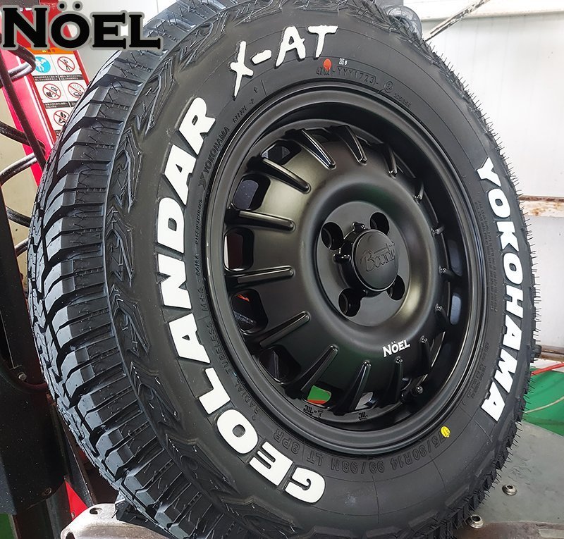 プロボックス YOKOHAMA ヨコハマ ジオランダー X-AT XAT G016 175/80R14 ホワイトレター 14インチ タイヤホイールセット_画像2