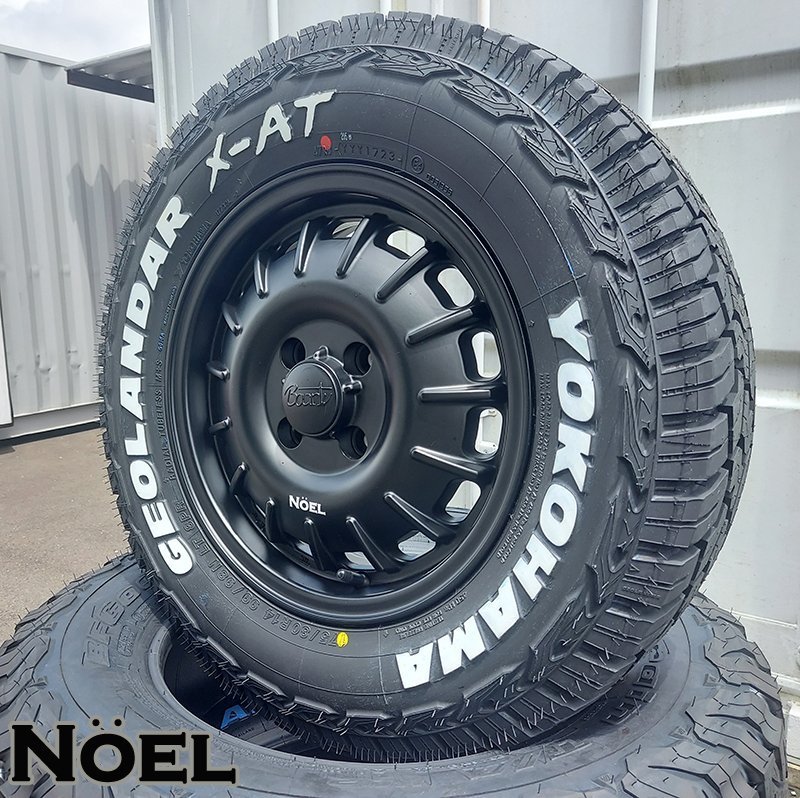 プロボックス YOKOHAMA ヨコハマ ジオランダー X-AT XAT G016 175/80R14 ホワイトレター 14インチ タイヤホイールセット_画像4