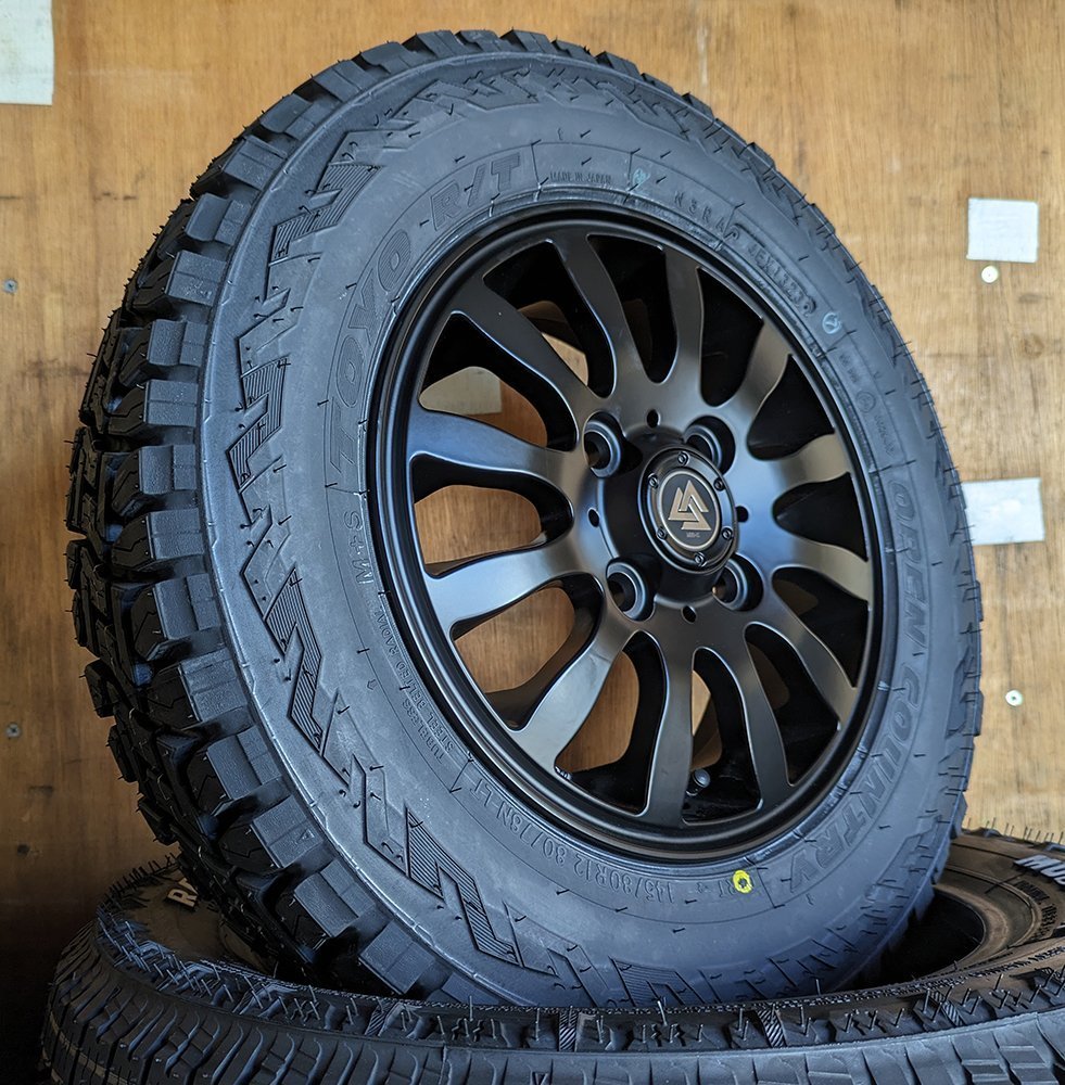 N-VAN アクティ ハイゼット アトレー クリッパー キャリィ 12インチ トーヨー オープンカントリーRT 145/80R12 80/78N_画像5