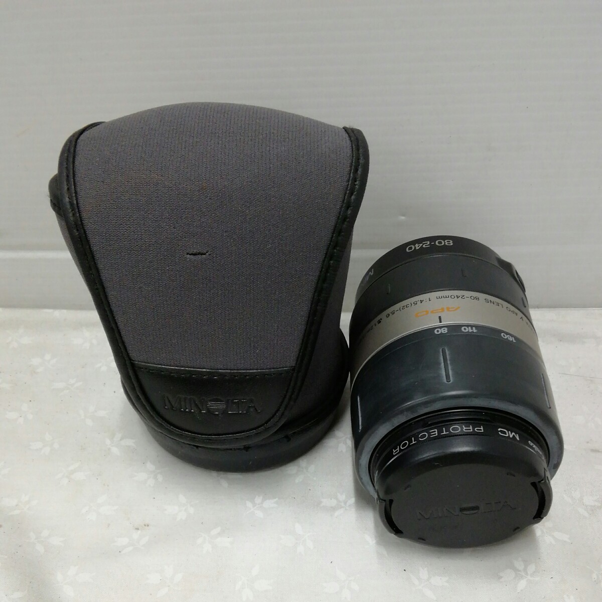 g_t M827 カメラレンズ “ミノルタ　カメラレンズ　「MINOLTA レンズ4個セット」ケース2個付き“_画像4