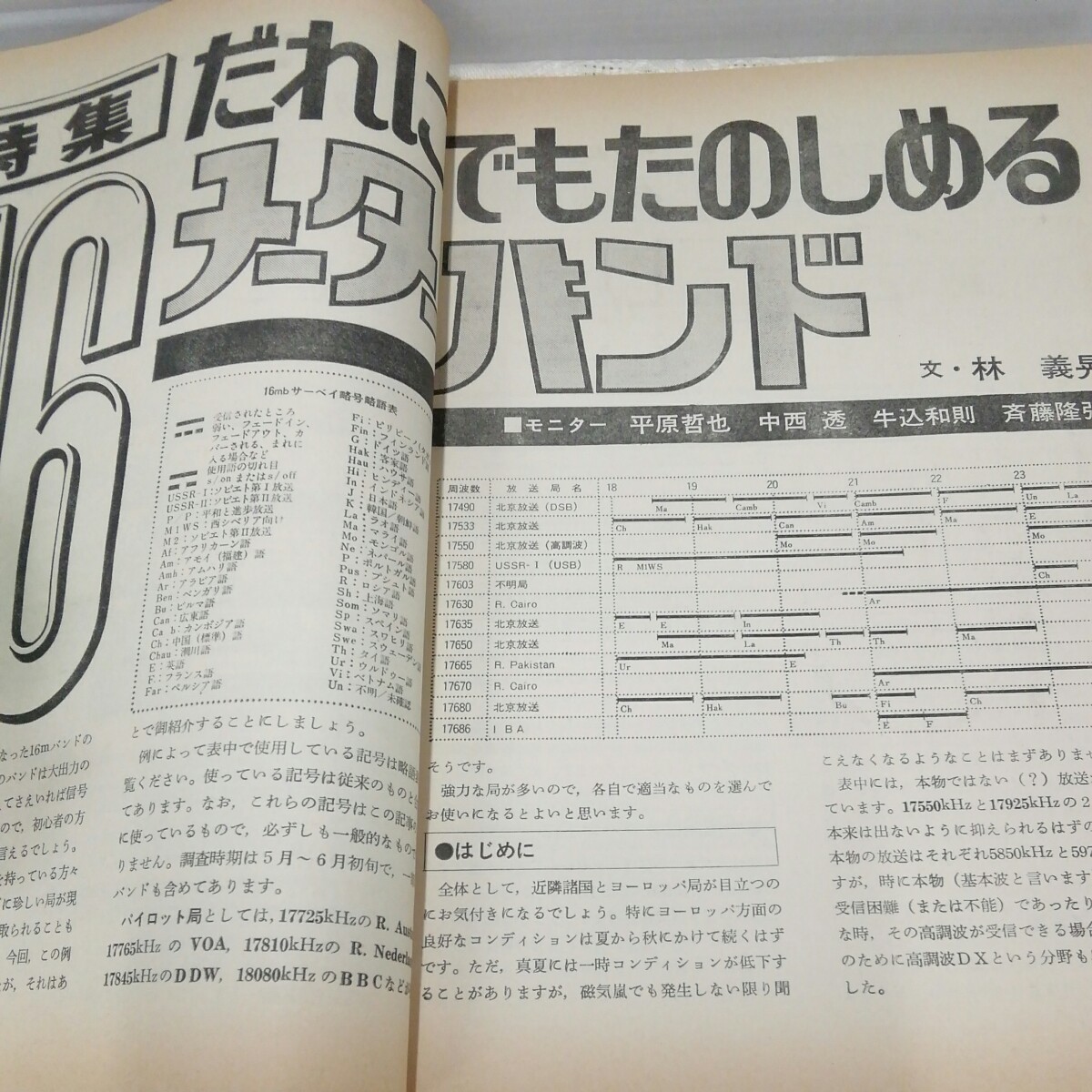 g_t N270 短波本 “昭和レトロ　日本BCL連盟　「短波　1978年　8月号」“_画像3