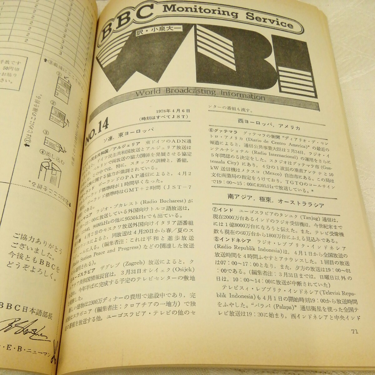 g_t N279 短波本 “昭和レトロ　日本BCL連盟　「短波　1978年　7月号」“_画像6