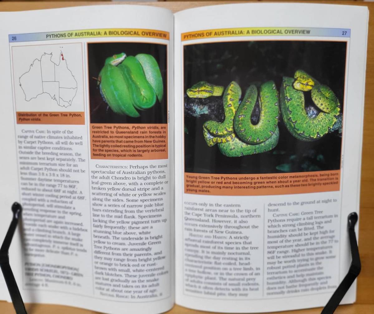 t.r.h. Australian Python John Coborn разведение manual Австралия. ni type змея английская версия 