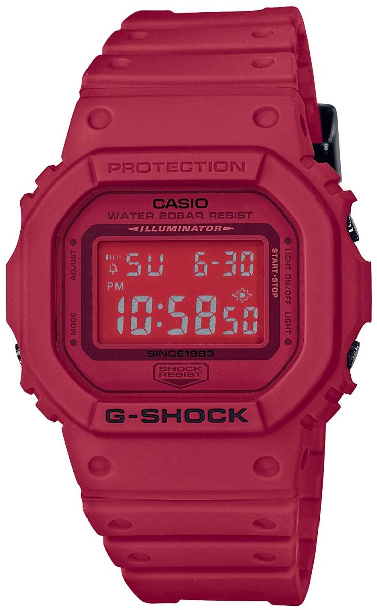 CASIO 腕時計 G-SHOCK ジーショック 35th Anniversary RED OUT DW-5635C-4JR_画像1