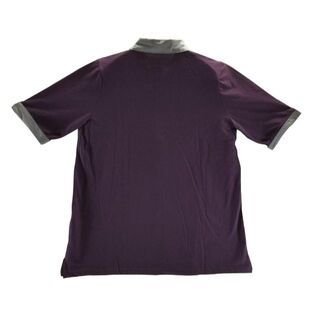 KFC0630◇ 新品 ポロシャツ 袖口2way 3Lサイズ 紫_画像2