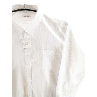 KFC0376-2◇ 新品 メンズ Yシャツ 5LB 白/ 黒/ 紫_画像3