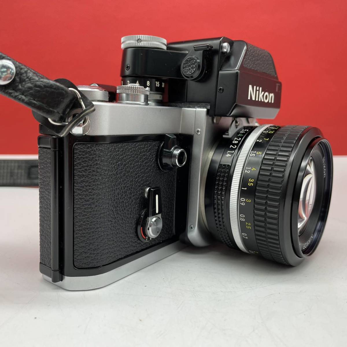 □ Nikon F2 フォトミック DP-1 フィルムカメラ 一眼レフカメラ NIKKOR 50mm F1.4 レンズ ケース 動作確認済 シャッター、露出計OK ニコン_画像2