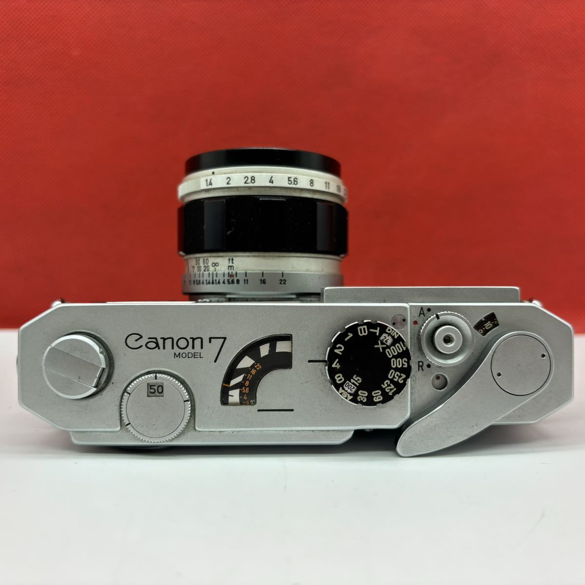 ◆ Canon MODEL 7 レンジファインダー フィルムカメラ ボディ LENS 50mm F1.4 レンズ シャッター、露出計OK キャノン_画像5