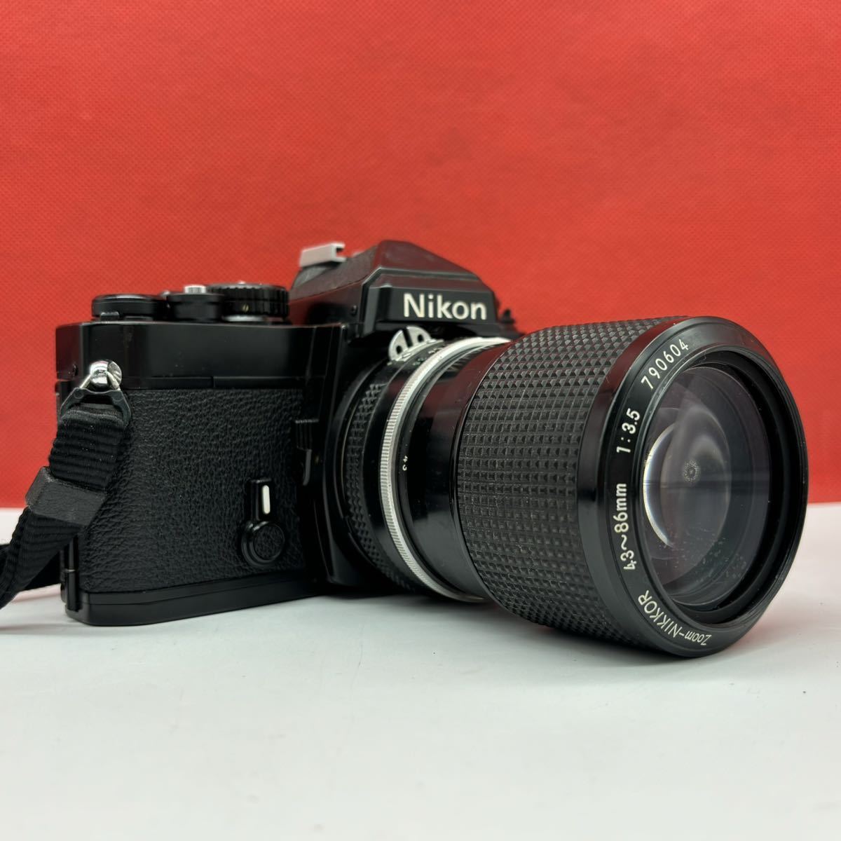 ◆ Nikon FE フィルムカメラ 一眼レフカメラ Zoom-NIKKOR 43〜86mm F3.5 シャッター、露出計OK ニコン_画像4