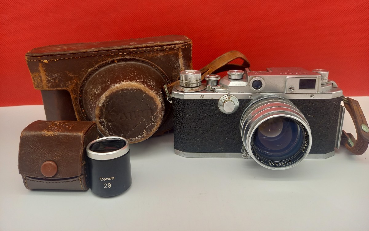 ■ Canon IV Sb ボディ フィルムカメラ レンジファインダー 50ｍｍ f1.5 レンズ Lマウント 現状品 ファインダー 28 付属品 キャノン_画像1