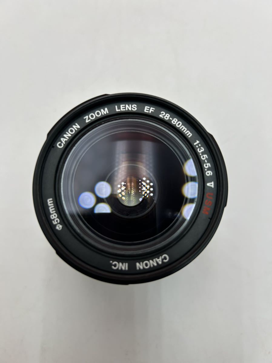 ≡ Canon ULTRASONIC ZOOM LENS EF 28-80㎜ 1:3.5-5.6 Ⅴ USM ズームレンズ ◯58㎜ 動作確認済み キャノン_画像6