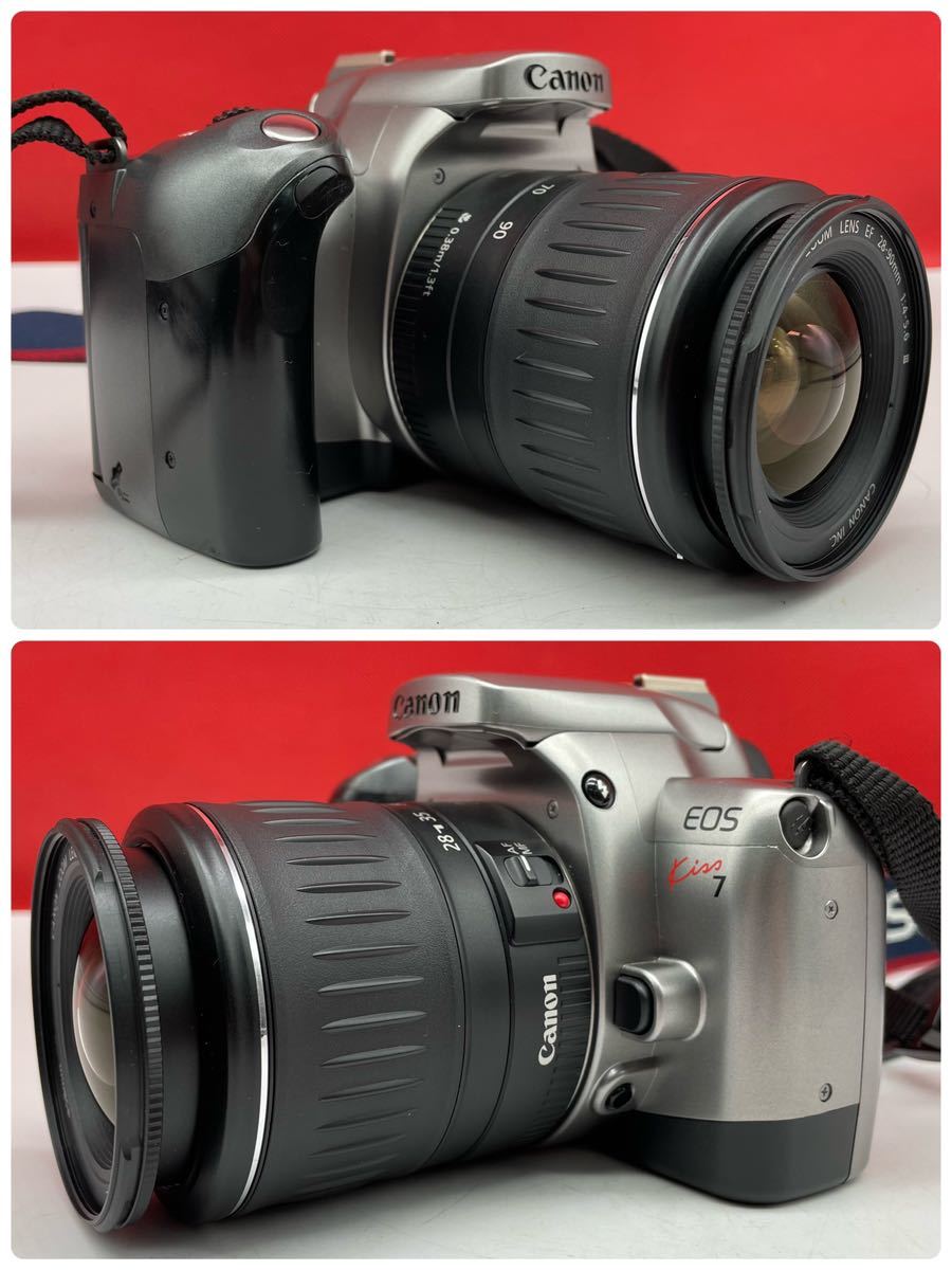 □ Canon EOS Kiss 7 フィルムカメラ 一眼レフ ZOOM LENS EF 28-90mm