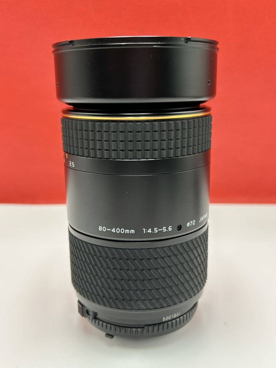 ≡ Tokina AT-X AF 80-400mm F4.5-5.6 カメラレンズ オートフォーカス ニコン用 動作確認済み トキナー_画像4