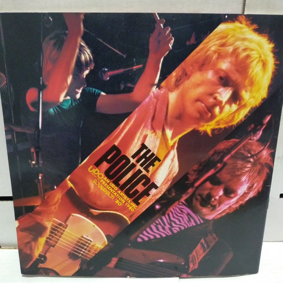 パンフレット/THE POLICE ザ・ポリス 1980 JAPAN TOUR 来日公演 ウドー音楽事務所 UDO ARTISTS,INC./STING スティング_画像2