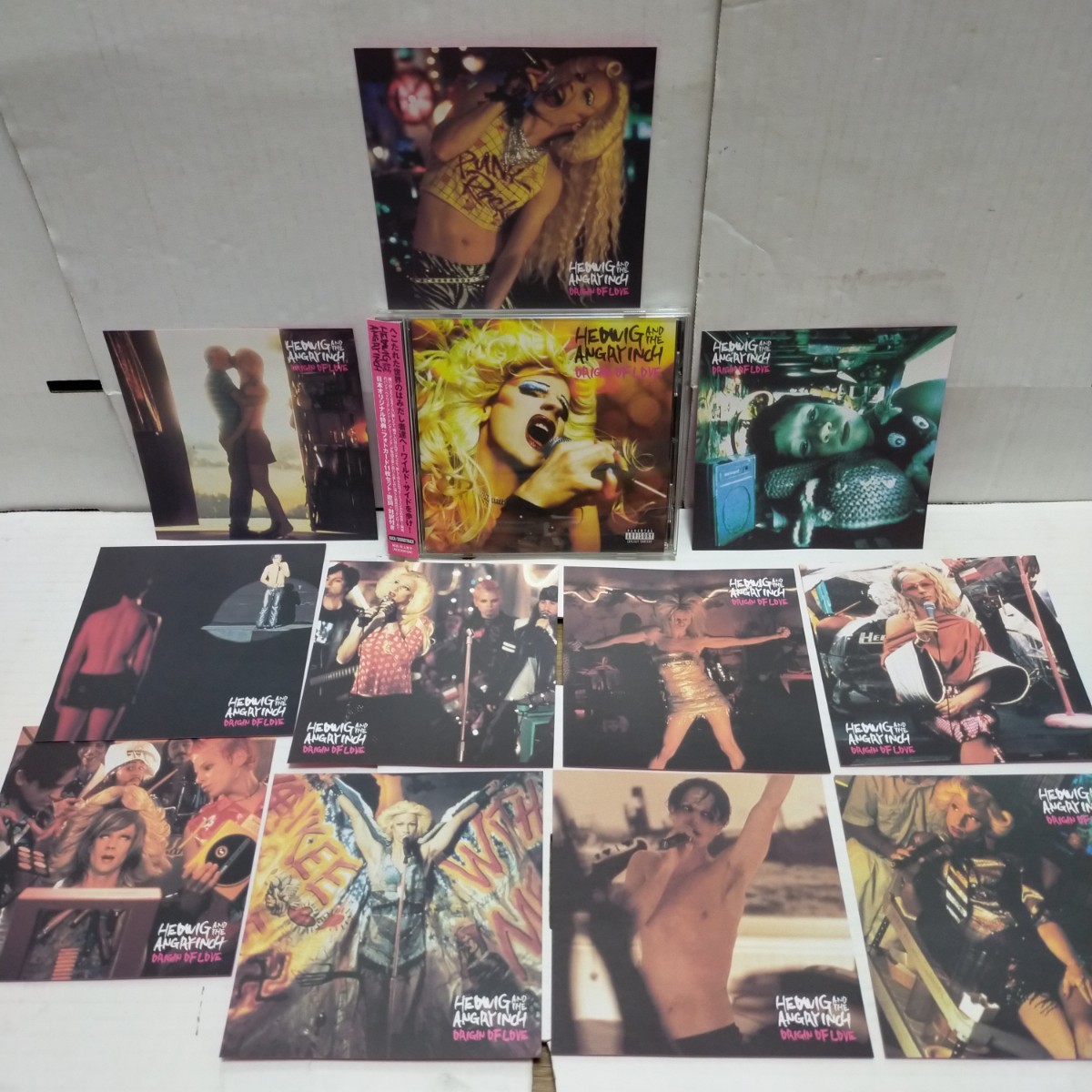 美盤 帯付CD/O.S.T HEDWIG AND THE ANGRY INCH〜ORIGIN OF LOVE ヘドウィグ・アンド・アングリーインチ CTCR-14195/フォトカード11枚付_画像1