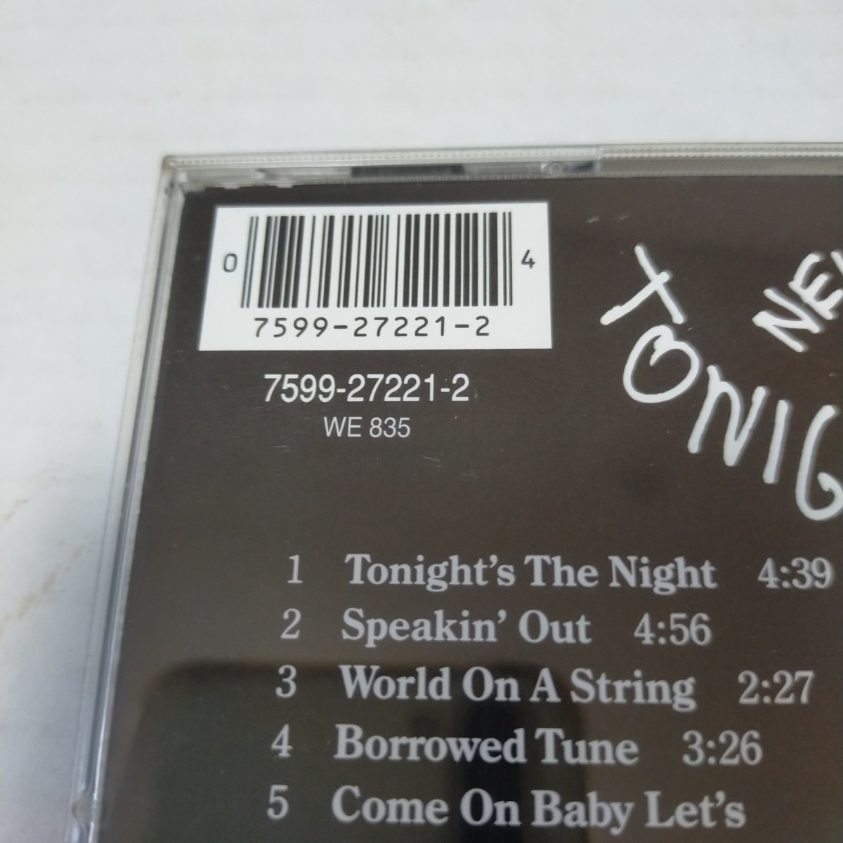美盤 Germany盤CD/NEIL YOUNG ニール・ヤング/TONIGHT′S THE NIGHT/7599-27221-2_画像3