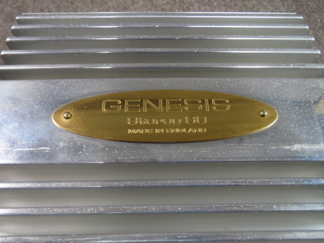 K60151[ cheap sending ] GENESIS GENESIS Stereo 60 30Wx2ch high class amplifier Britain made used operation goods 