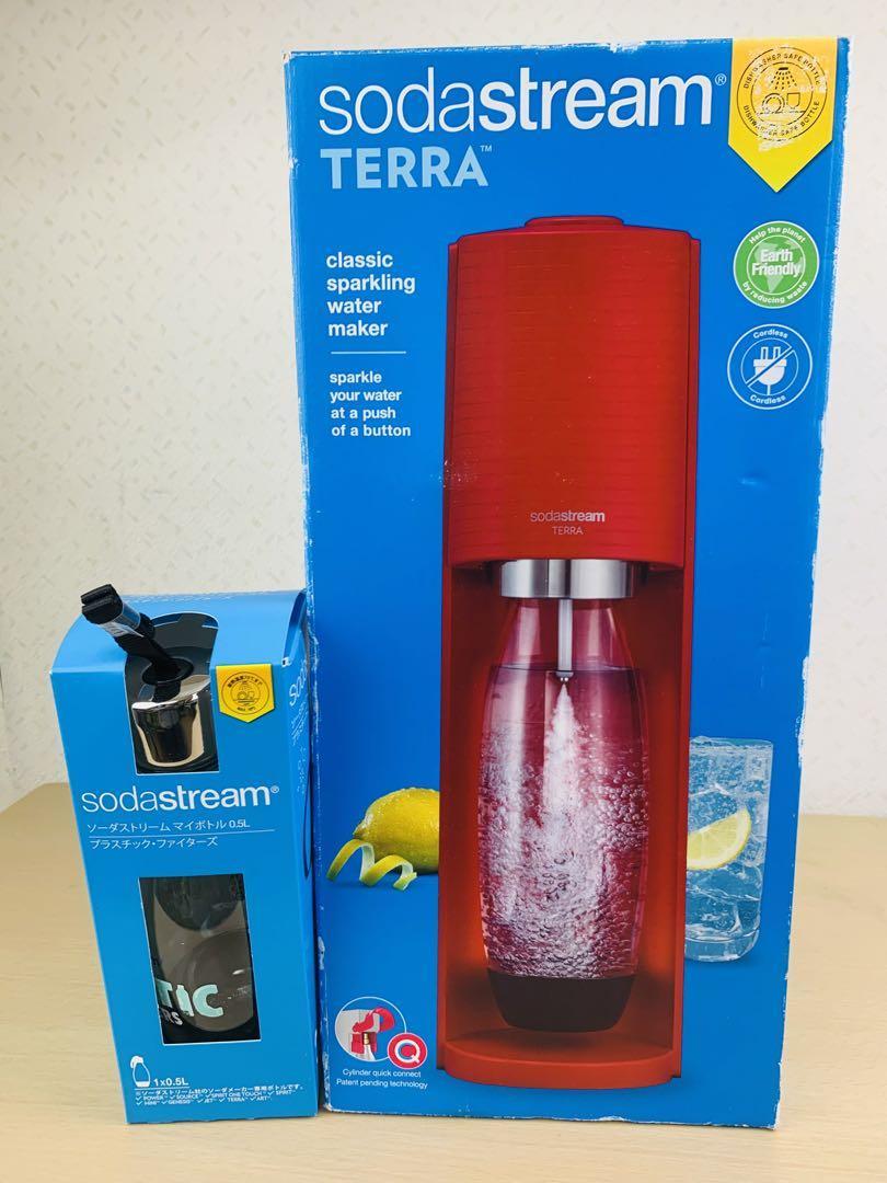 ソーダストリーム TERRA テラ 炭酸メーカー 未使用 ボトル付き 炭酸水