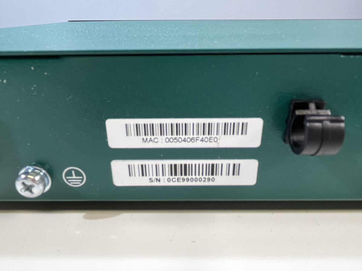 * electrification has confirmed Panasonic GA-ML16TCPoE+ 20 port PoE supply of electricity switching hub green / black power supply cable secondhand goods control J103