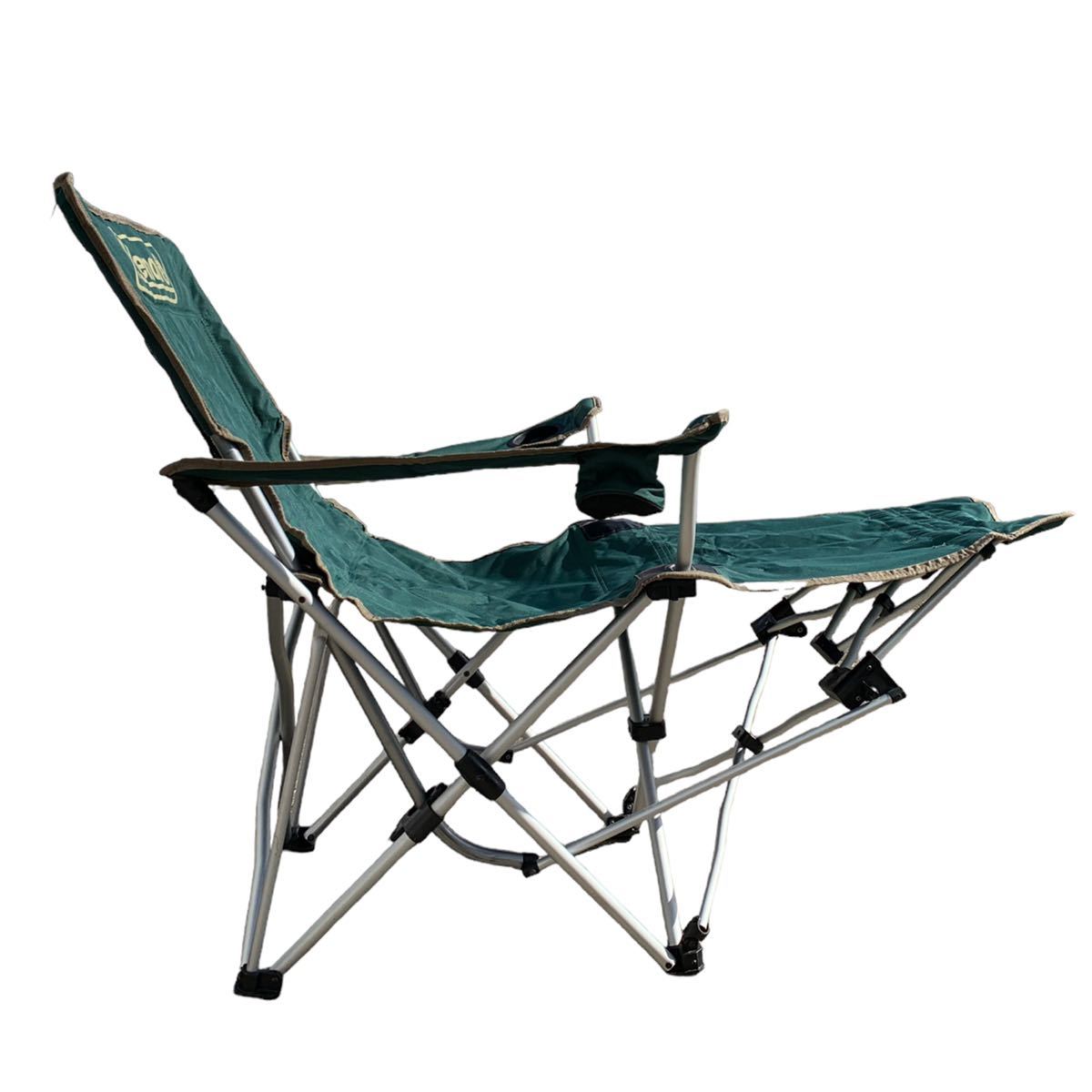 ★Coleman コールマン EASY LIFT CHAIR イージーリフトチェア ケース付き グリーン 椅子 耐荷重約80Kg アウトドア 中古品 管理I976_画像5