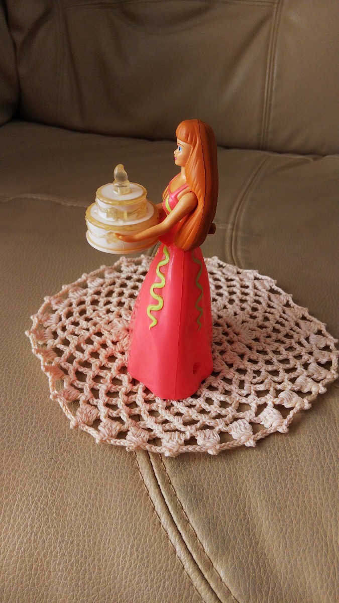  child. day rare beautiful 1999 year Barbie Barbie doll pink dress Mattel cake candle figure McDonald's licca Toy Story .