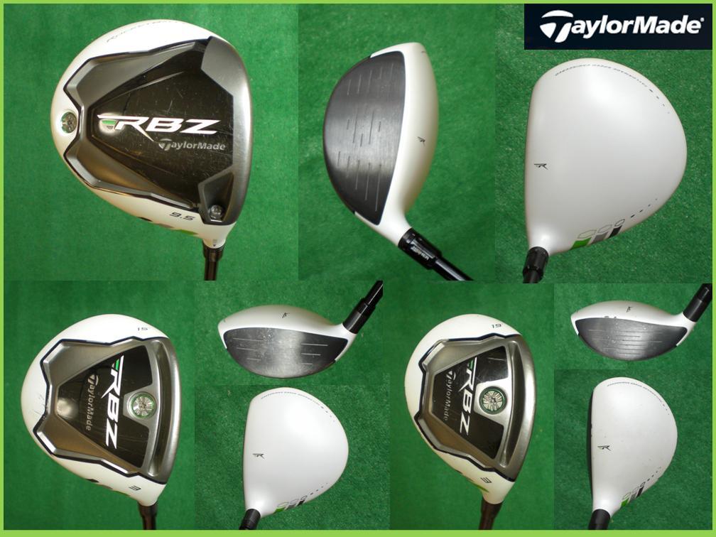 ◆完美Taylormade（RBZ＆racOS＆GHOST＆正品CB）12本書全價相當於30萬日元※所有都是TaylorMade產品！ 原文:◆完璧テーラーメイド ( RBZ & racOS & GHOST & 本格CB ) 12本フルセット　定価３０万円相当　※すべてがTaylorMade製品です！