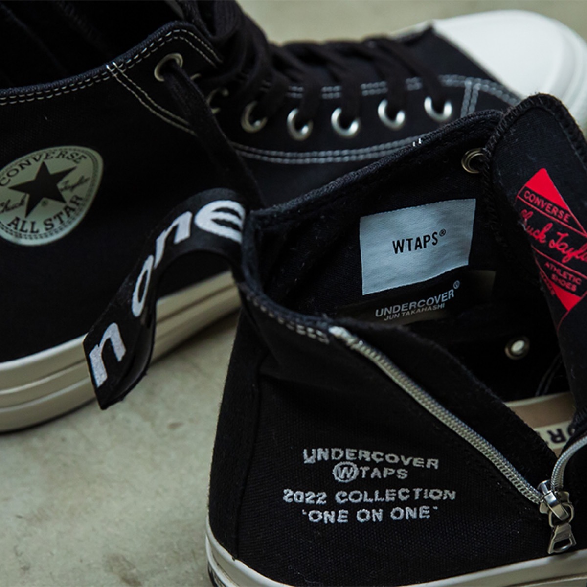 26cm WTAPS x UNDERCOVER CHUCK TAYLOR CANVAS Z HI アンダーカバー コンバース addict CONVERSE チャックテイラー ノースフェイス 23aw_画像5