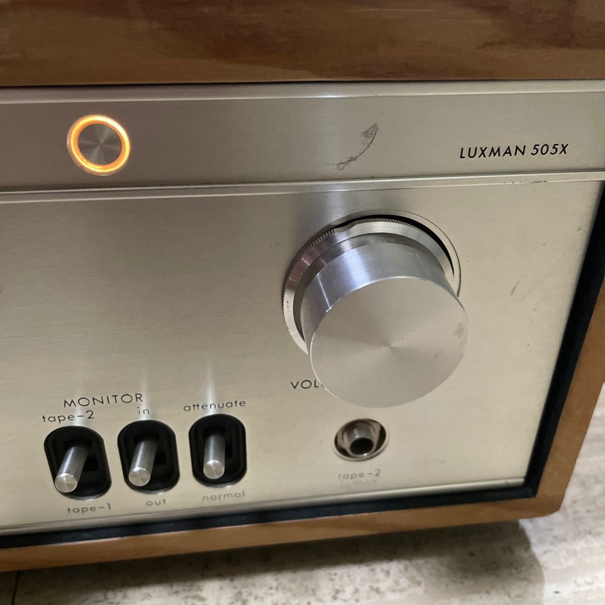 ラックスマン LUXMAN SQ505X SOLIDSTATE INTEGRATED AMPLIFIER プリメインアンプ ビンテージオーディオ_画像8