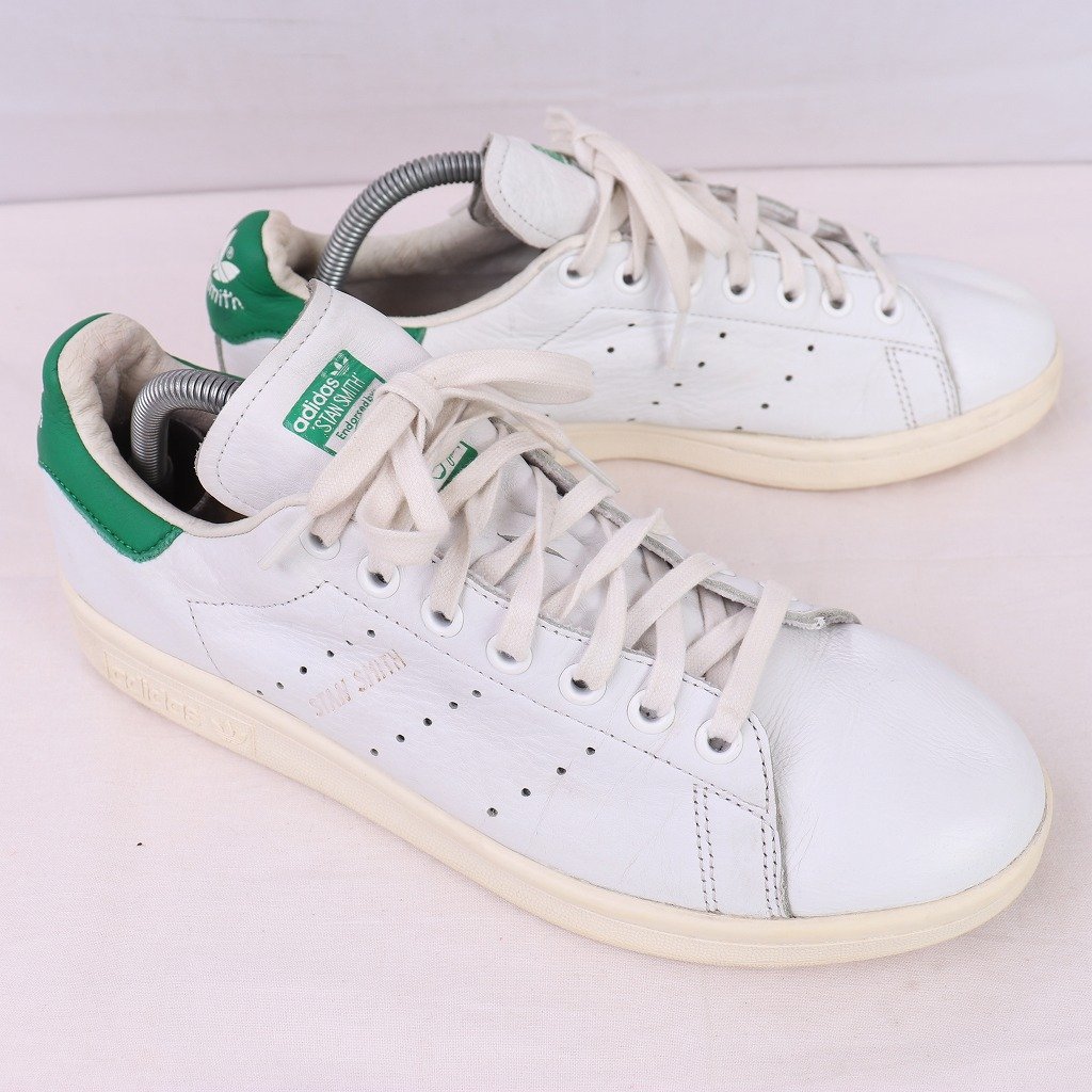 STANSMITH 26.0cm/adidas スタンスミス アディダス スニーカー 白 ホワイト 緑 中古 古着 メンズ ad4577_画像6