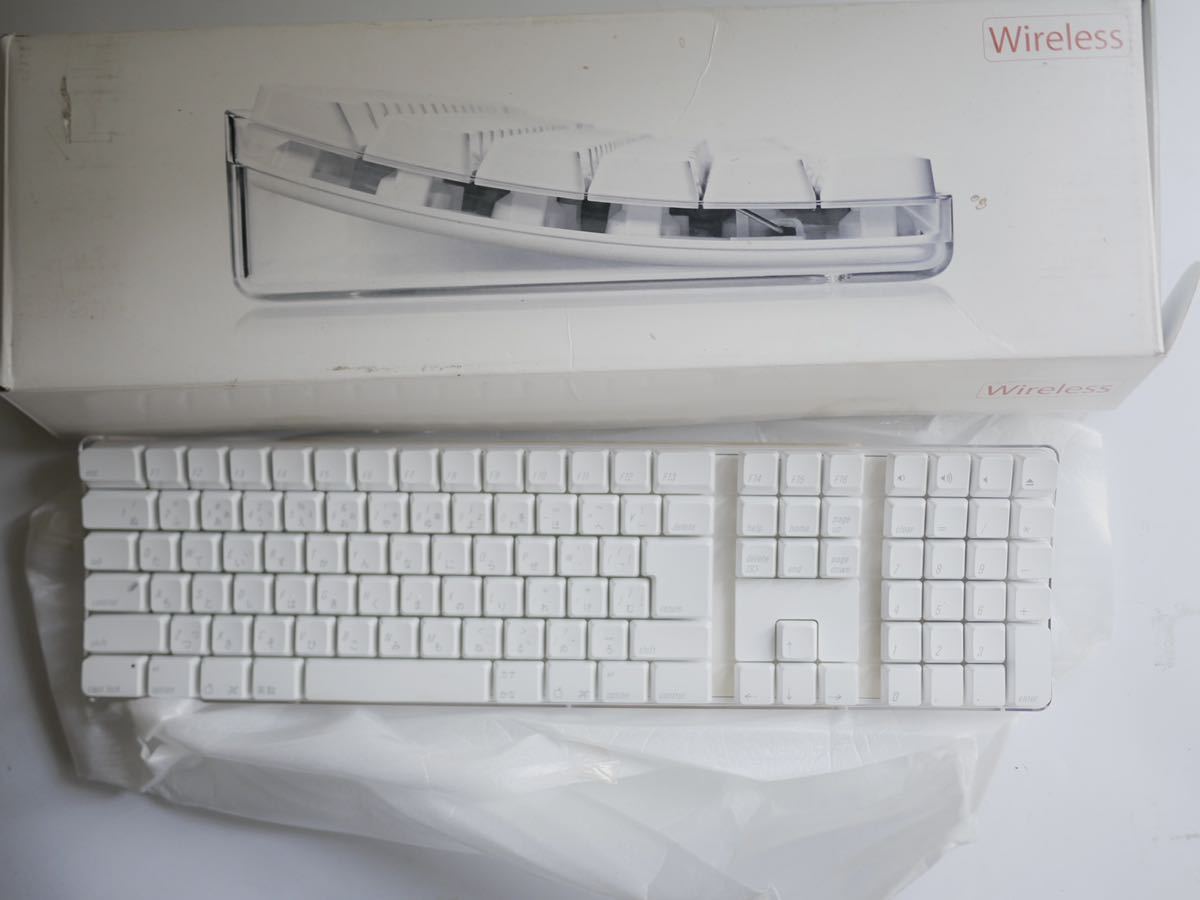 Apple Wireless Keyboard ワイヤレス キーボード A1016 箱あり_画像1