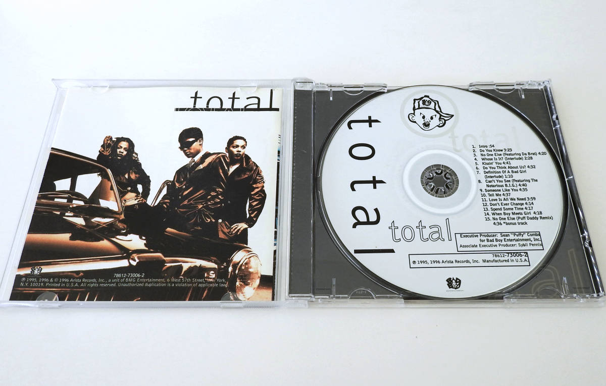 Total (トータル) total【中古CD】_画像3