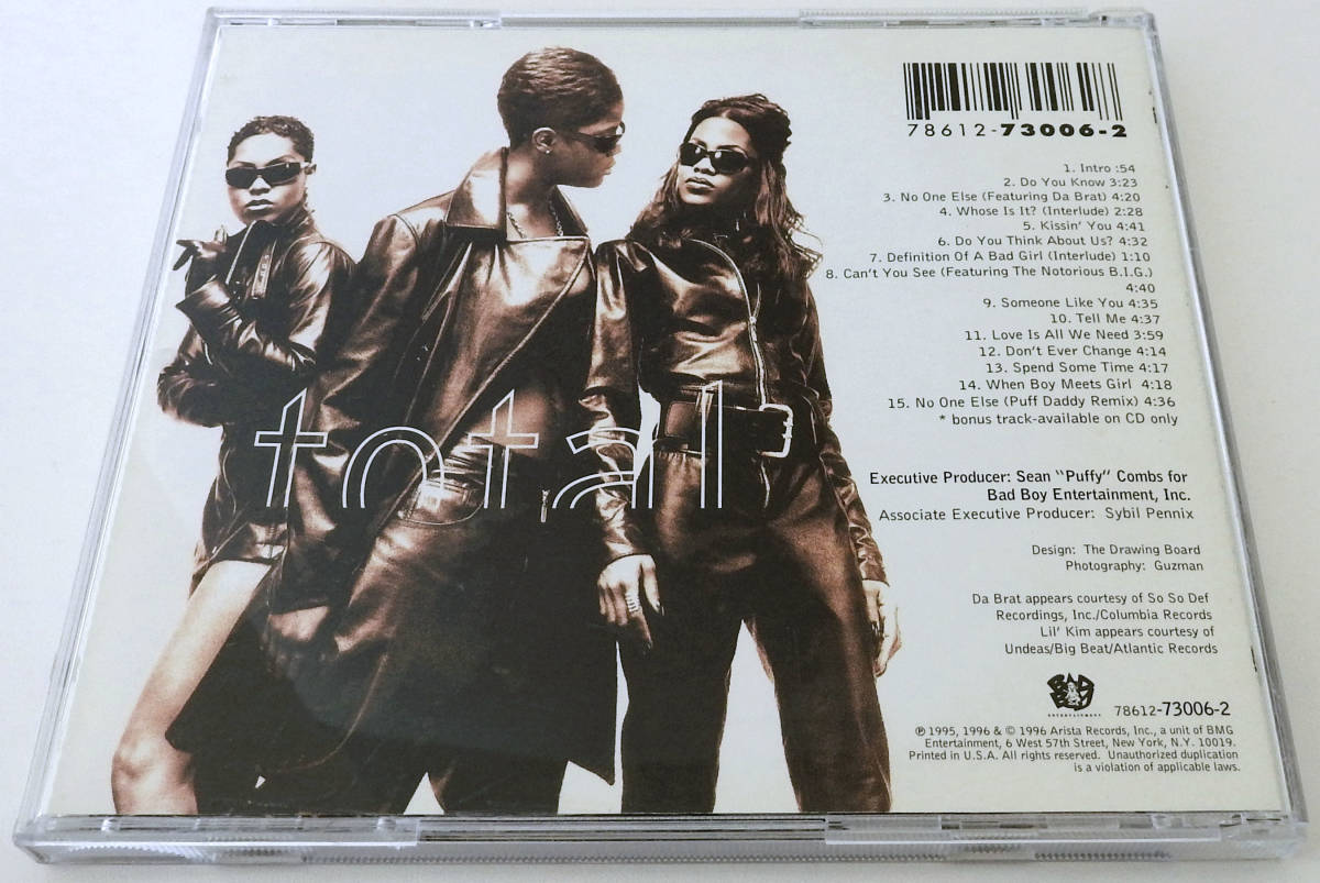 Total (トータル) total【中古CD】_画像2