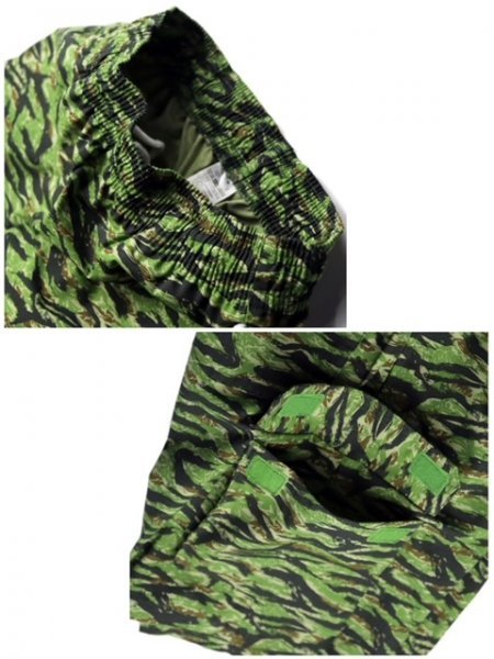 送料0 【COOKMAN】クックマン Chef Pants Short Cargo シェフパンツ ショート カーゴ 231-11931 Ripstop Camo Green (Tiger) (UNISEX)-L_画像7