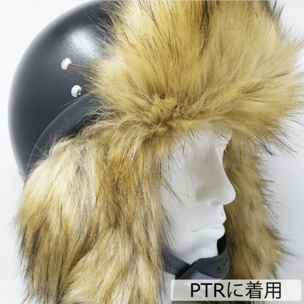 【OCEAN BEETLE】オーシャンビートル BEETLE Fur Flight Cap ファーフライトキャップ ボリュームファー 防寒 / ブラウン フリーサイズ_出品カラー