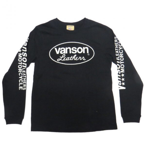 送料無料 VANSON バンソン ドライロングＴシャツ ロンＴ「RED STAR」レッドスター 吸汗速乾 UV CUT 別注 88MV109P / LLサイズの画像2