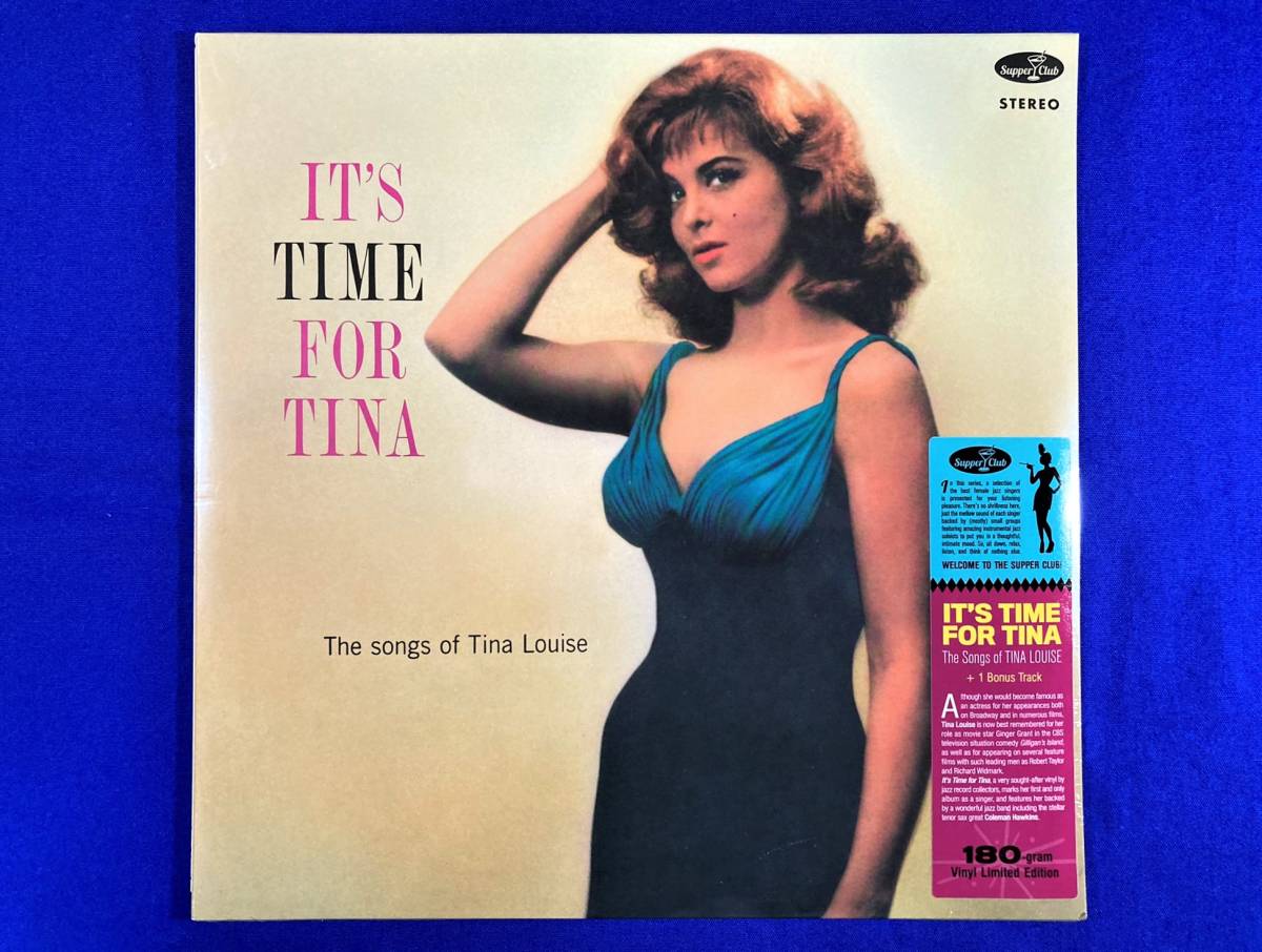 未開封　極上の女性ヴォーカル　ティナ・ルイーズ It's Time For Tina The Songs Of Tina Louise 希少品　美品　EU盤　180g重量盤　限定盤 _画像1