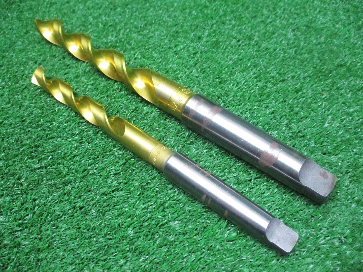 今落g837 KOBELCO ■ステンレス可 チタンコーティング テーパードリル φ15.0mm/φ22.0mm 鉄工ドリル ★2本セット_画像3