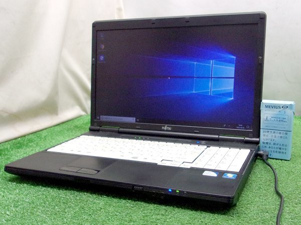 告森f948 富士通製 ノートPC【Windows 10 Pro】Intel Celeron CPU B710@1.60GHz/メモリ:4GB/32ビット■LIFEBOOK A561/DX_画像1