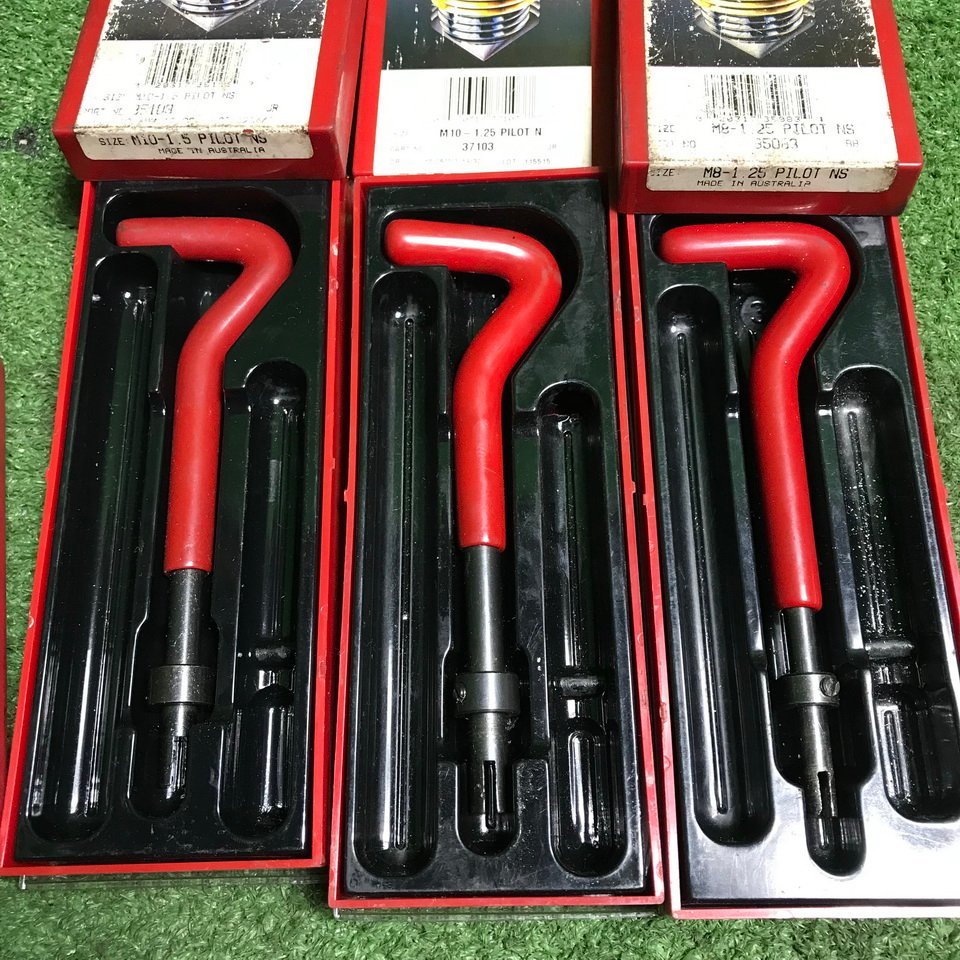 レ飯l206 リコイル ■リコイルリペアキット(タップ付き) タップサイズ(M6×1.0/M8-1.25/M10-1.5/M10×1.0) 整備 メンテンス★4ケースセット_画像2