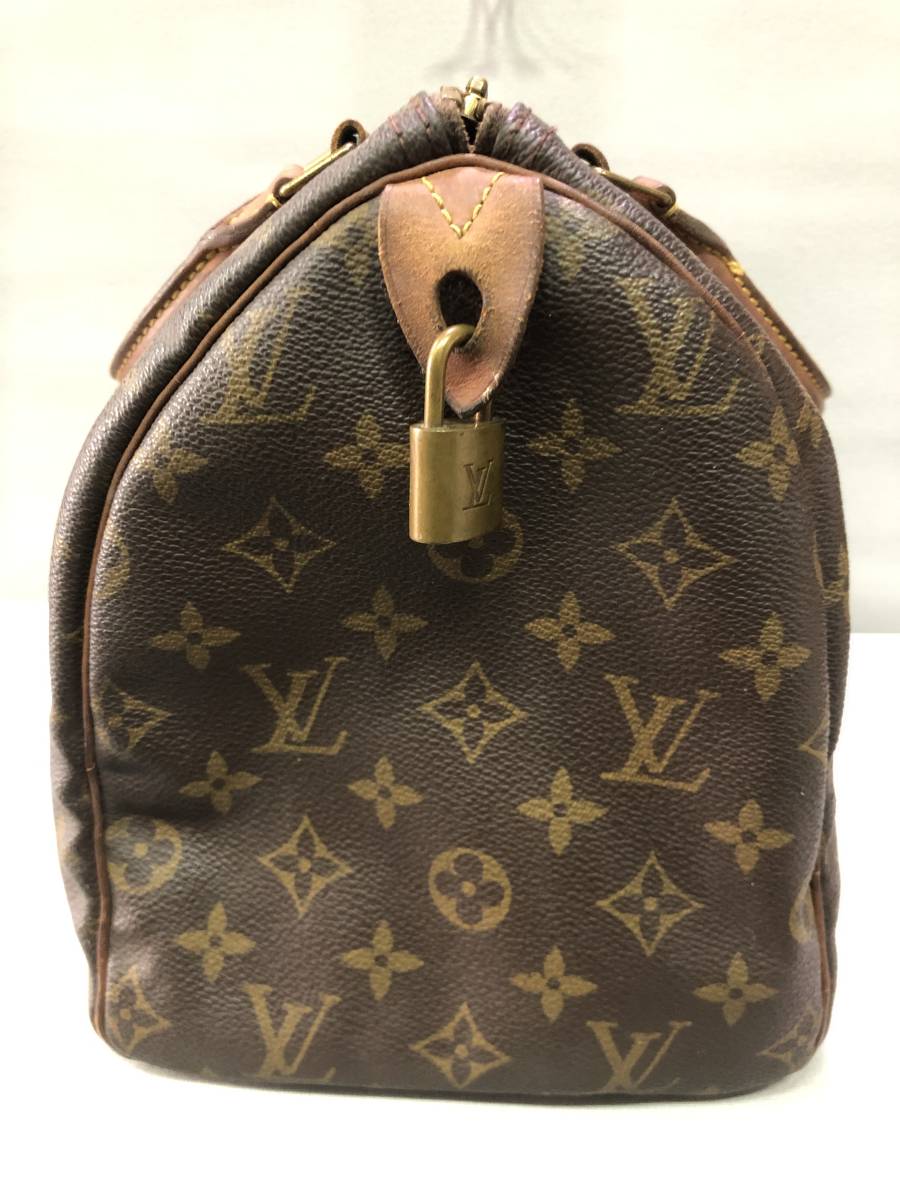 中古☆LOUIS VUITTON/ルイ・ヴィトン☆ミニボストンバック☆スピーディ30☆モノグラム☆ヴィンテージ☆ハンドバック_画像4