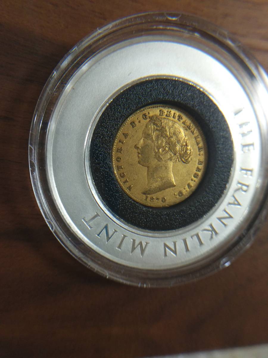 1870年 １ソブリン金貨 オーストラリア 【希少】ビクトリア ヴィクトリア英国イギリスの画像4