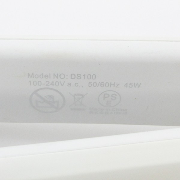 KINUJO 絹女 ストレートアイロン ヘアアイロン シルクプレート DS100 ホワイト 美品 Z210_画像5