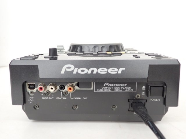Pioneer CDJプレーヤー CDJ-400 パイオニア ▽ 6C2B4-1_画像4