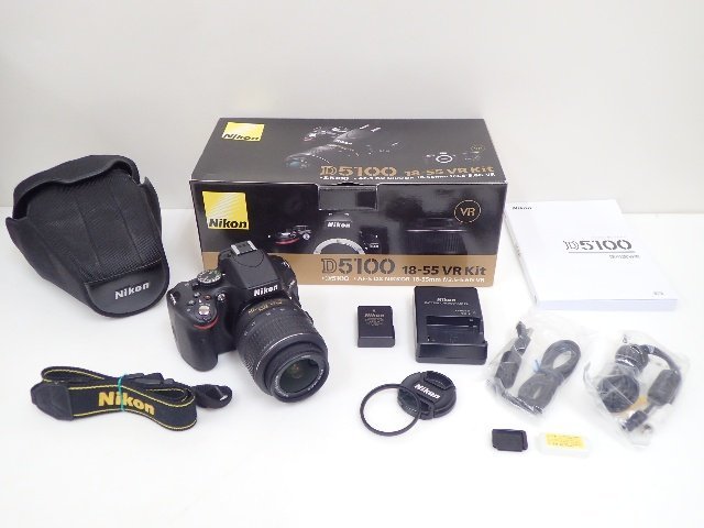 Nikon デジタル一眼レフカメラ D5100 18-55 VR Kit レンズキット 元箱